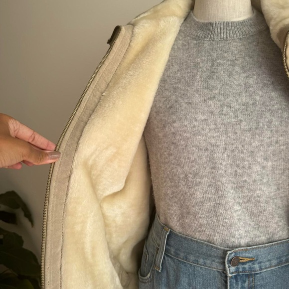 Reversible Suede + Faux Fur Jacket - Picture 3 of 7